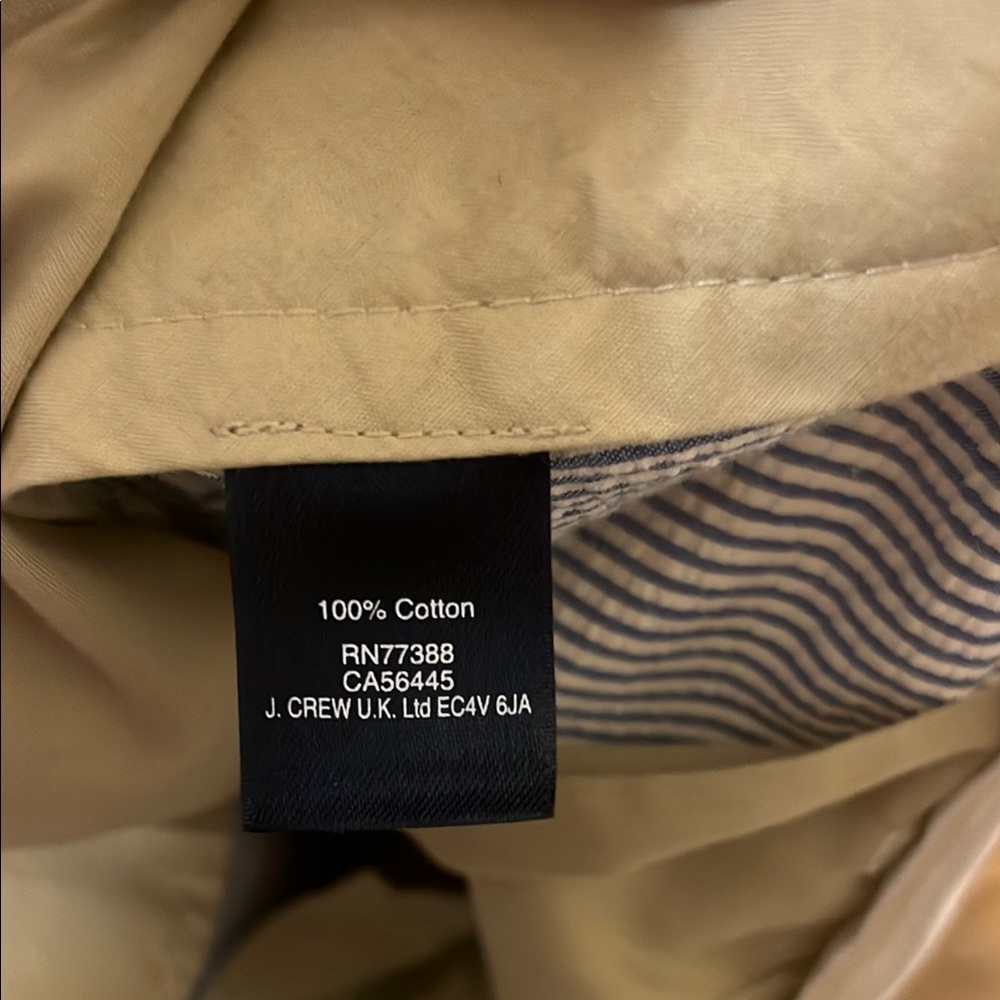 J. Crew Men's Classic Blue and White Pinstripe Pants - Picture 4 of 10
